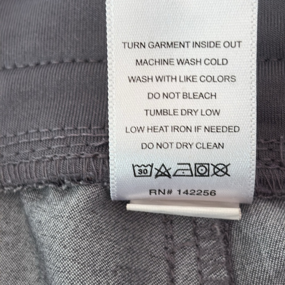 Figs Set of 2 Zamora Jogger Scrub Pants Grey #1670 6 Pockets Yoga Waist Size M - Picture 6 of 12